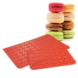 Купить коврик силиконовый "macarons" 60х40см с выемками d40мм, 70 ячеек 30tm6001r – цена от завода, доставка до двери | RuOborudovanie.ru